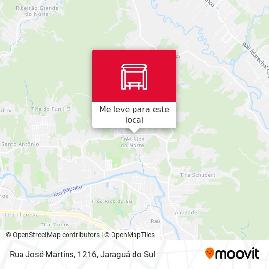 Rua José Martins, 1216 mapa