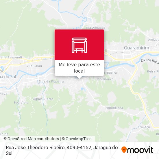 Rua José Theodoro Ribeiro, 4090-4152 mapa