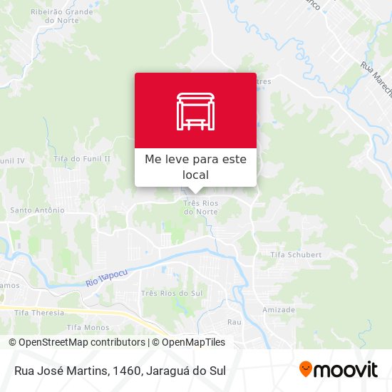 Rua José Martins, 1460 mapa