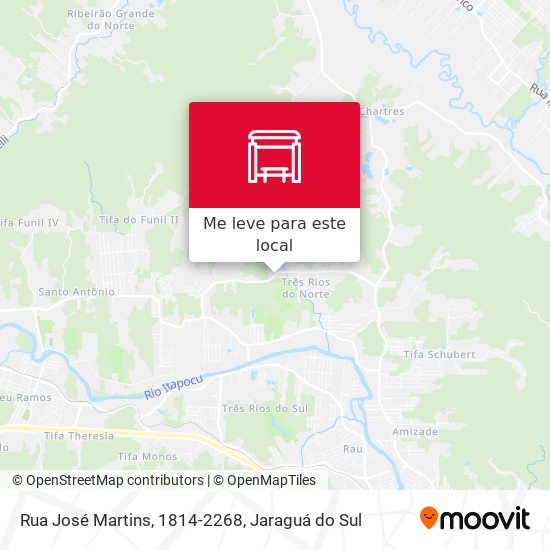 Rua José Martins, 1814-2268 mapa