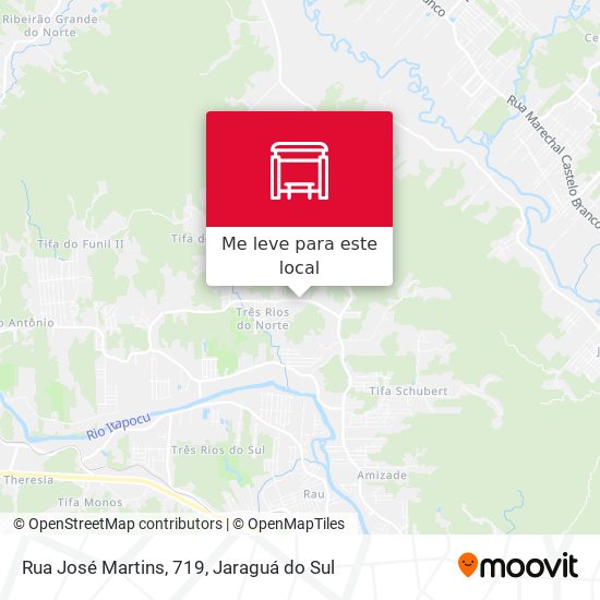 Rua José Martins, 719 mapa