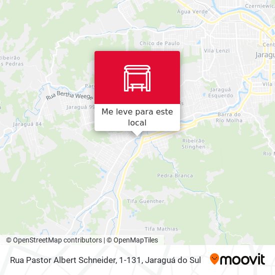 Rua Pastor Albert Schneider, 1-131 mapa