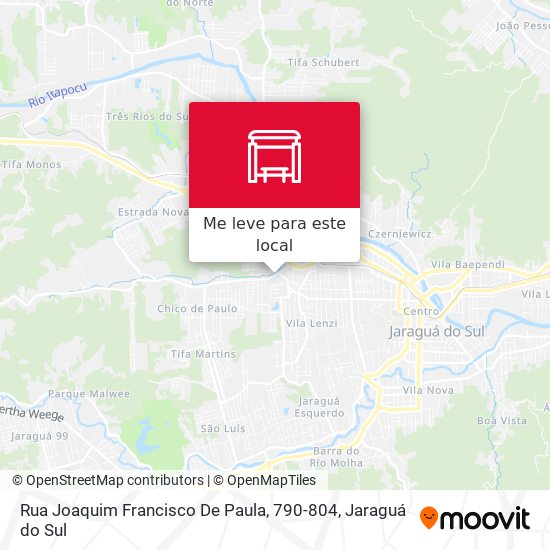 Rua Joaquim Francisco De Paula, 790-804 mapa