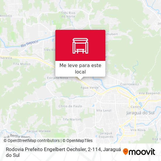 Rodovia Prefeito Engelbert Oechsler, 2-114 mapa