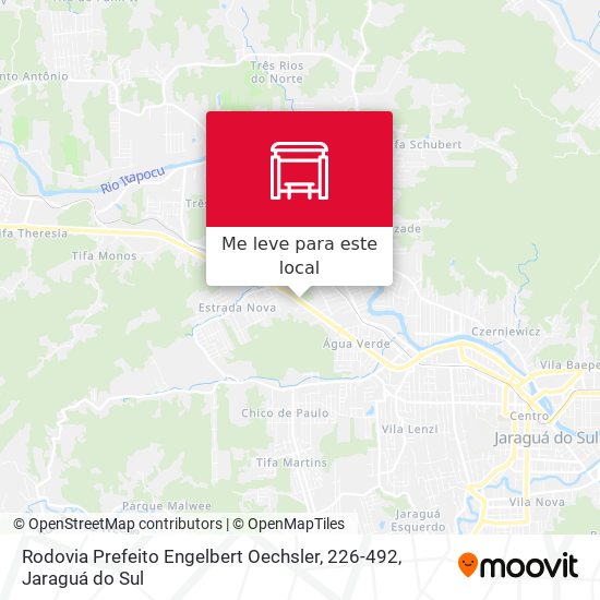 Rodovia Prefeito Engelbert Oechsler, 226-492 mapa