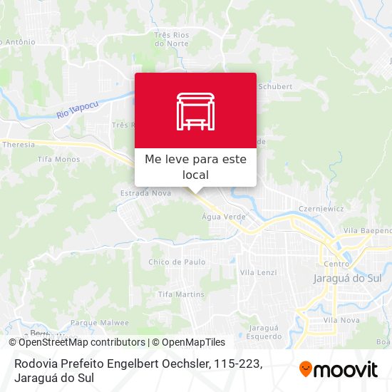 Rodovia Prefeito Engelbert Oechsler, 115-223 mapa