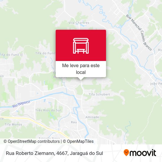 Rua Roberto Ziemann, 4667 mapa
