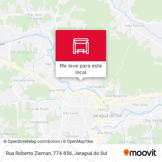 Rua Roberto Zieman, 774-856 mapa