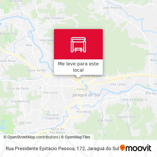 Rua Presidente Epitácio Pessoa, 172 mapa
