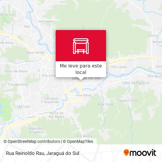 Rua Reinoldo Rau mapa