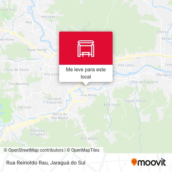 Rua Reinoldo Rau mapa