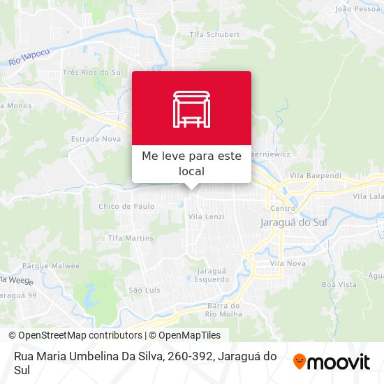 Rua Maria Umbelina Da Silva, 260-392 mapa