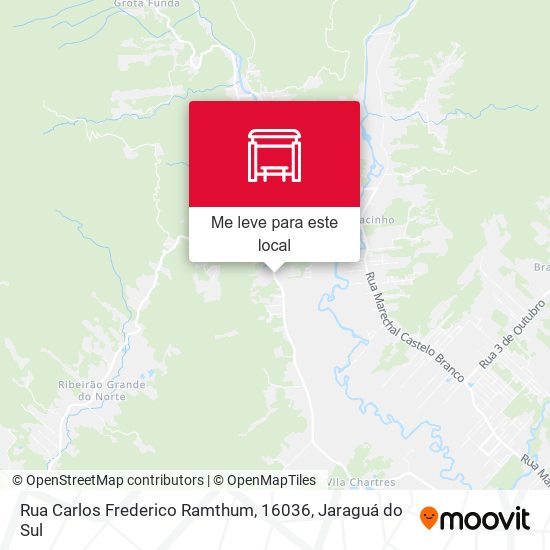 Rua Carlos Frederico Ramthum, 16036 mapa