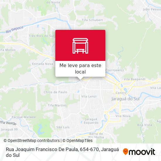 Rua Joaquim Francisco De Paula, 654-670 mapa