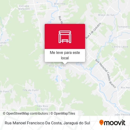 Rua Manoel Francisco Da Costa mapa