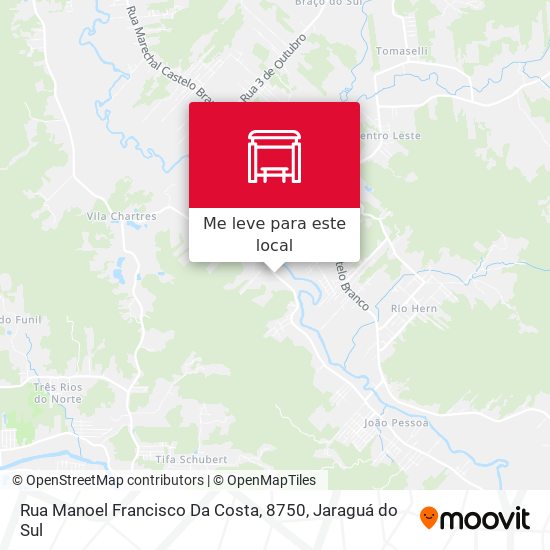 Rua Manoel Francisco Da Costa, 8750 mapa