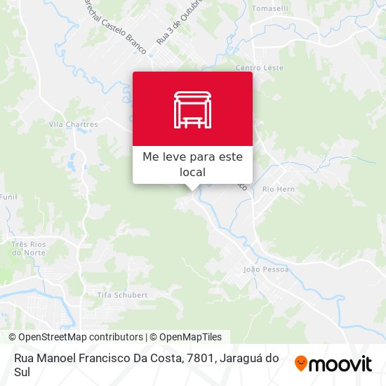 Rua Manoel Francisco Da Costa, 7801 mapa