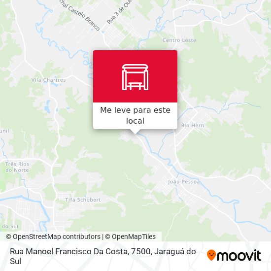 Rua Manoel Francisco Da Costa, 7500 mapa