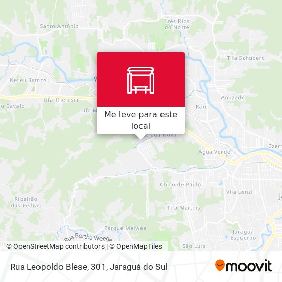 Rua Leopoldo Blese, 301 mapa