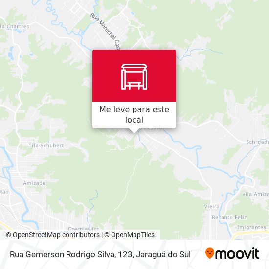 Rua Gemerson Rodrigo Silva, 123 mapa