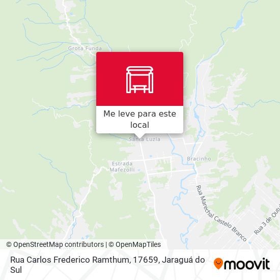 Rua Carlos Frederico Ramthum, 17659 mapa