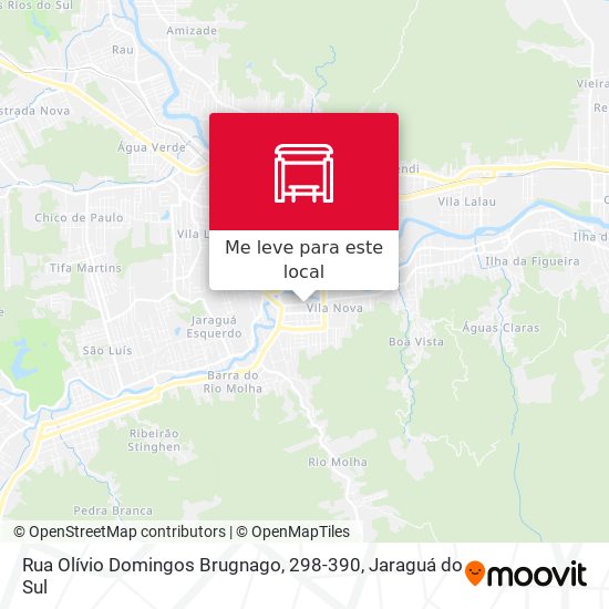 Rua Olívio Domingos Brugnago, 298-390 mapa