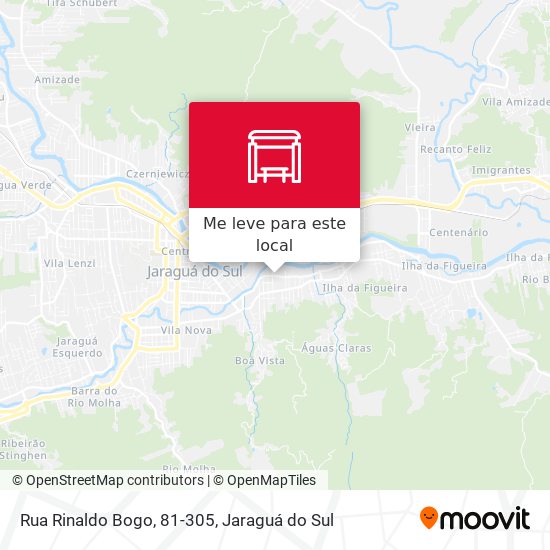 Rua Rinaldo Bogo, 81-305 mapa