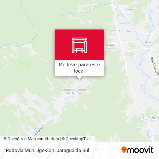 Rodovia Mun. Jgs-331 mapa
