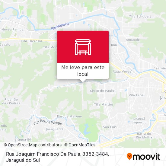 Rua Joaquim Francisco De Paula, 3352-3484 mapa