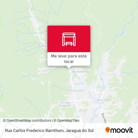 Rua Carlos Frederico Ramthum mapa