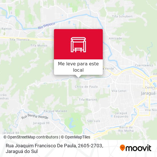 Rua Joaquim Francisco De Paula, 2605-2703 mapa
