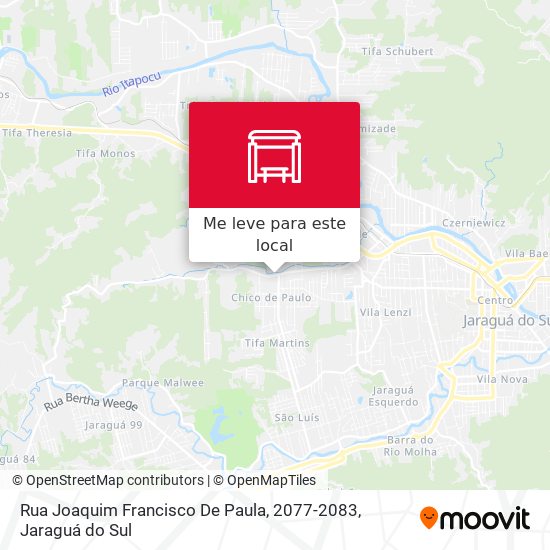 Rua Joaquim Francisco De Paula, 2077-2083 mapa