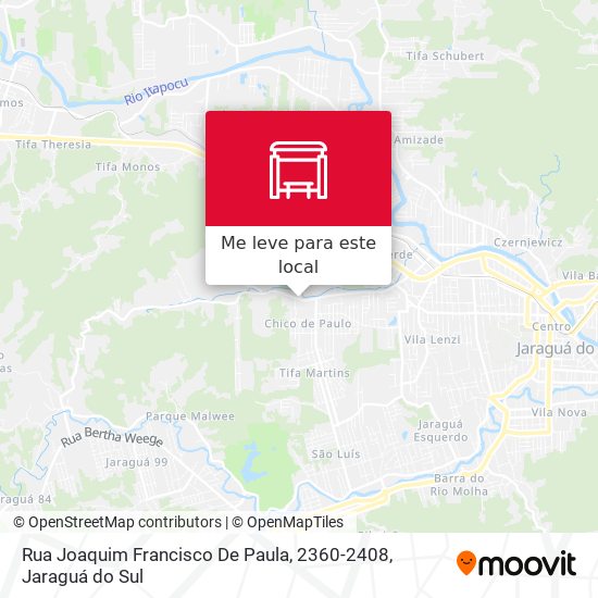 Rua Joaquim Francisco De Paula, 2360-2408 mapa