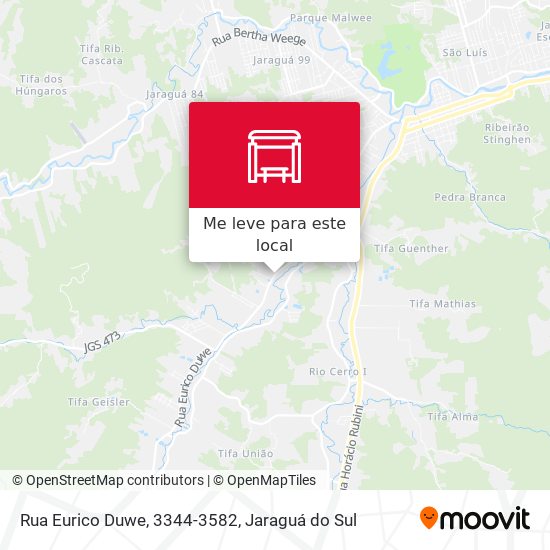 Rua Eurico Duwe, 3344-3582 mapa