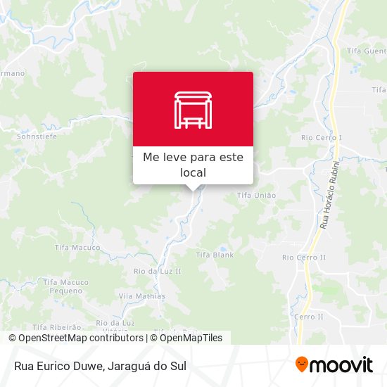 Rua Eurico Duwe mapa