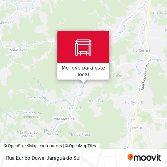 Rua Eurico Duwe mapa