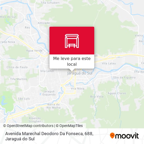 Avenida Marechal Deodoro Da Fonseca, 688 mapa