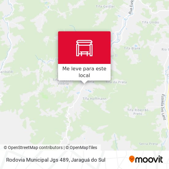 Rodovia Municipal Jgs 489 mapa
