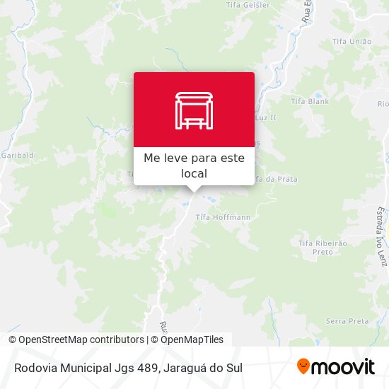 Rodovia Municipal Jgs 489 mapa