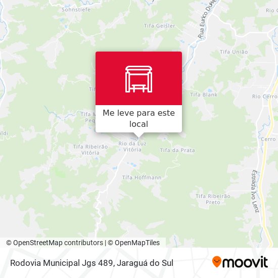 Rodovia Municipal Jgs 489 mapa