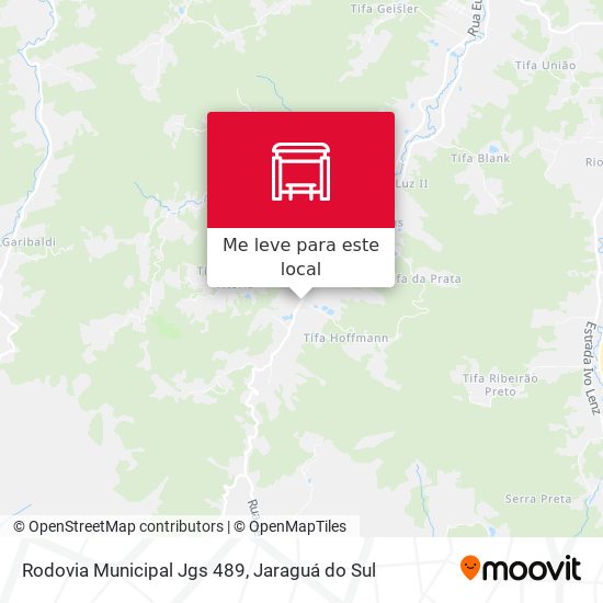Rodovia Municipal Jgs 489 mapa