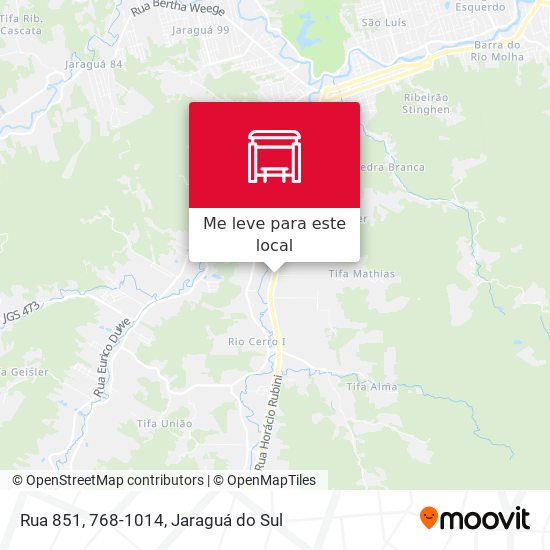 Rua 851, 768-1014 mapa