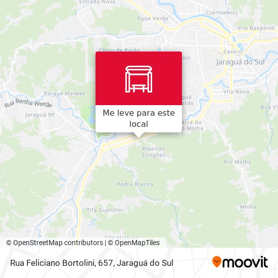 Rua Feliciano Bortolini, 657 mapa