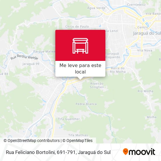 Rua Feliciano Bortolini, 691-791 mapa