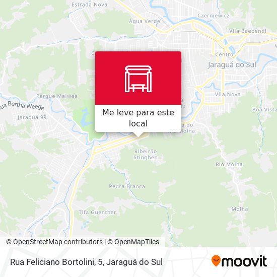 Rua Feliciano Bortolini, 5 mapa