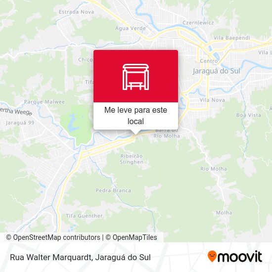 Rua Walter Marquardt mapa