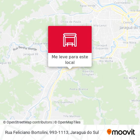 Rua Feliciano Bortolini, 993-1113 mapa