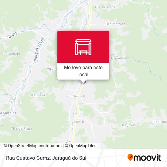 Rua Gustavo Gumz mapa