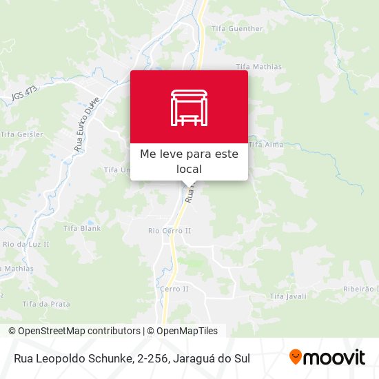 Rua Leopoldo Schunke, 2-256 mapa