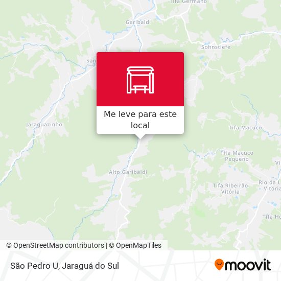 São Pedro U mapa